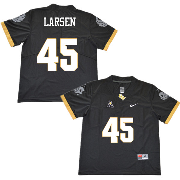Men #45 Chris Larsen UCF Knights College Football Jerseys Sale-Black - Click Image to Close